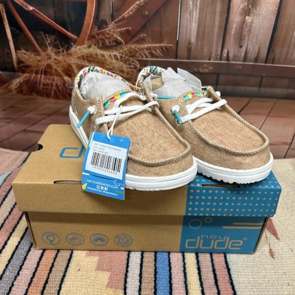 Youth Hey Dude Wendy Boho Sand Shoe - Picture 1 of 4